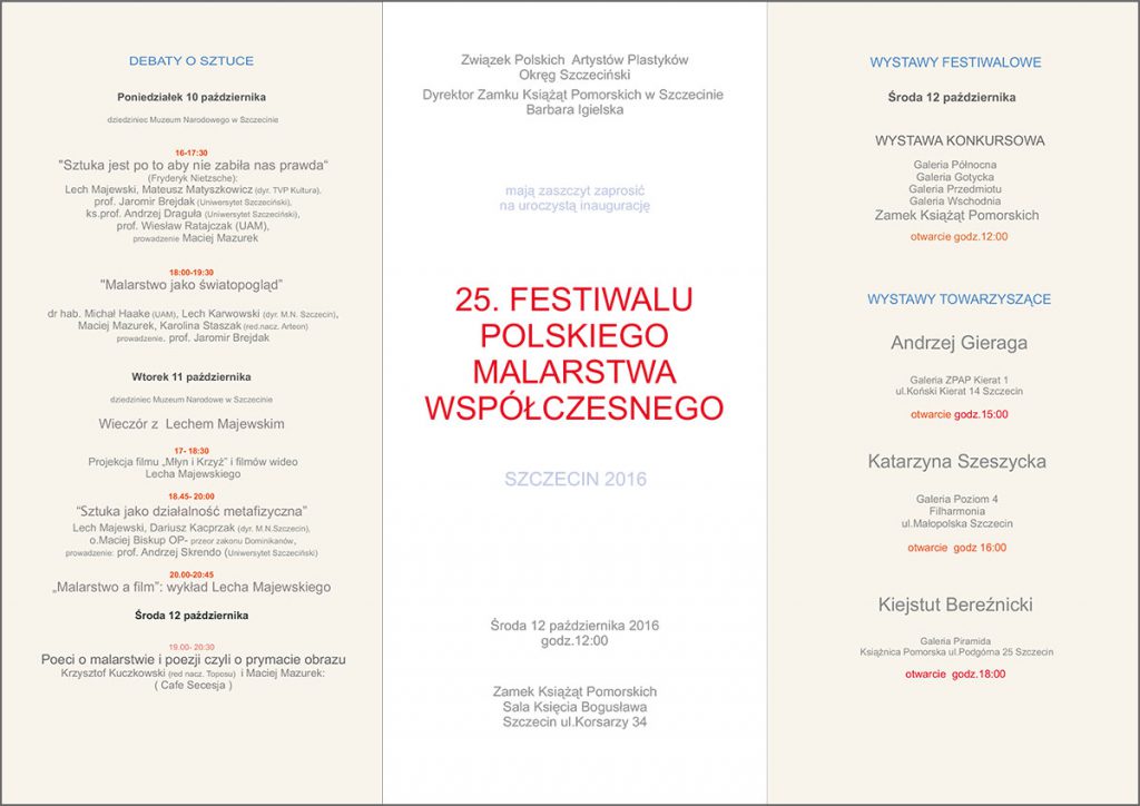 Festiwal malarstwa w Szczecinie