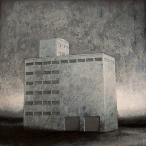 Joanna Pałys "Obiekt 70", akryl na płótnie, 100x100cm, 2010 rok