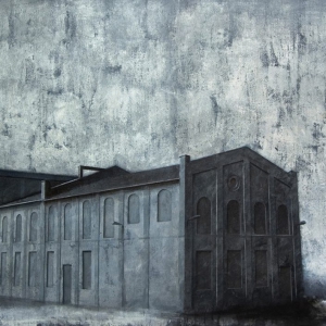 Joanna Pałys, obraz "Obiekt P82", akryl na płótnie, 100x130cm, 2010