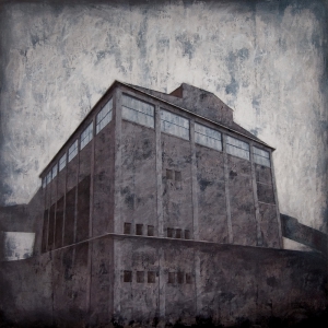 Joanna Pałys, "Obiekt S14", akryl na płótnie, 100x100cm, 2010 rok