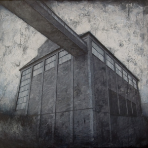 Joanna Pałys, Obiekt S19, akryl na płótnie, 100x110cm, 2010