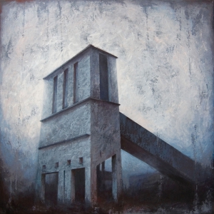 Joanna Pałys, "Obiket 27M", akryl na płótnie, 100x100cm, 2010 rok