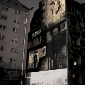 Muralia 2006 - wizualizacja projektu malarstwa ściennego, ul. Kard. Stefana Wyszyńskiego 52, Wrocław 2006