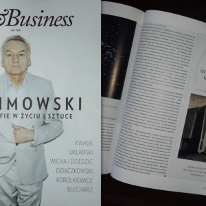 Zapowiedz wystawy "Nieobecność" w Art&Business (nr 11/2015)