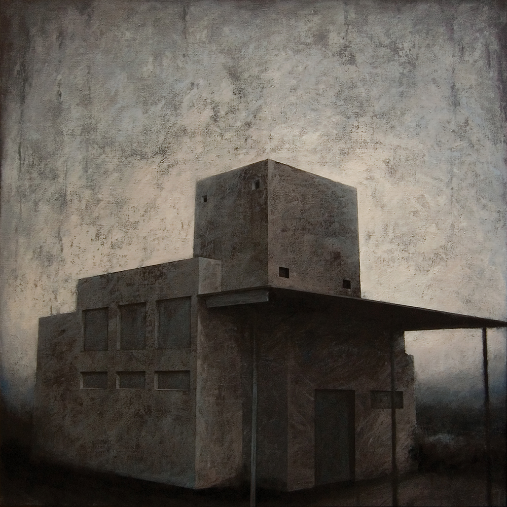 Obiekt 3, akryl na płótnie, 100 x 100cm, 2010